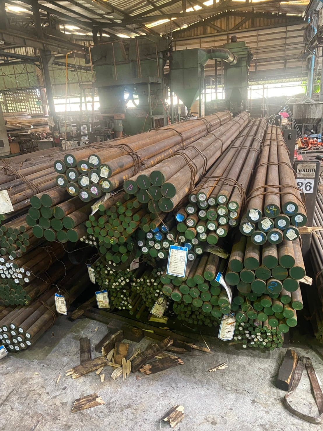 คลังสินค้าเพลาดำ เพลาแข็ง — ไททัน สตีล